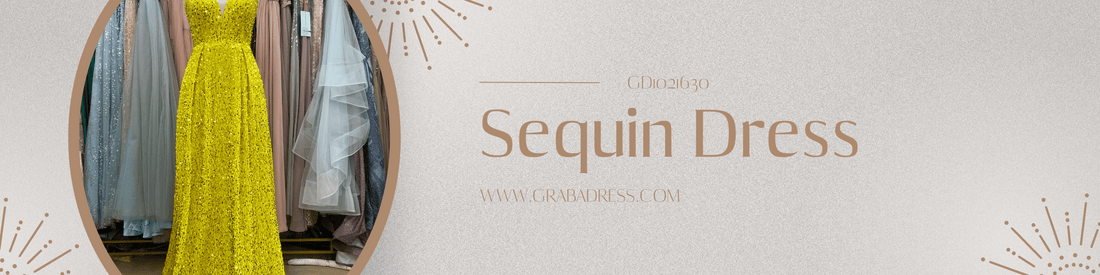 GD101630 - Sequin A-Line Dipped Sleeveless Dress