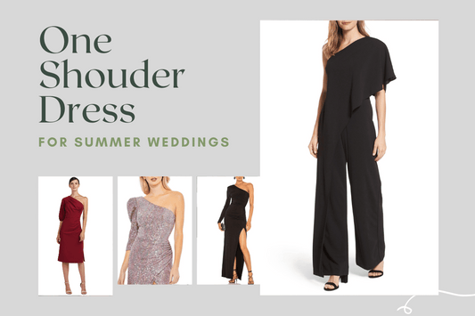 5 One Shoulder Dresses for Summer Weddings