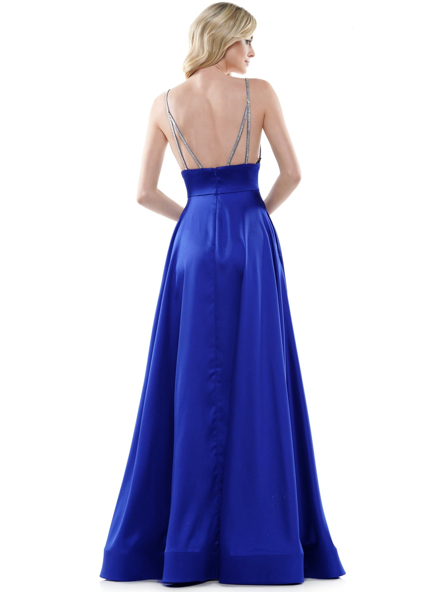 Satin One Shoulder Sleeveless Dress